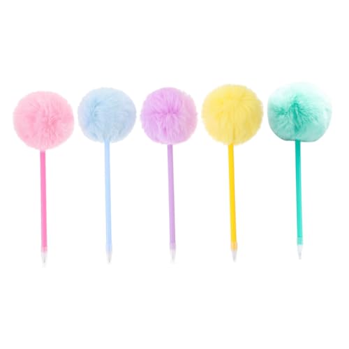 Happyyami 5 Stück Niedlicher Haarballstift lustiger Stift bauschige Stifte bunte büroartikel Stifte flauschig Flauschige Stifte für Mädchen Kugelschreiber süßer Stift pp Happyyami 5 Stück Niedlicher Haarballstift lustiger Stift bauschige Stifte bunte büroartikel Stifte flauschig Flauschige Stifte für Mädchen Kugelschreiber süßer Stift pp von Happyyami