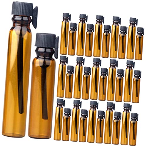 Happyyami 50Stücke Ätherische Ölflasche und Tropfenflaschen aus Braunem mit Pipetten für Aromatherapie Parfümöle Mischungen und Sicher und Langlebig Happyyami 50Stücke Ätherische Ölflasche und Tropfenflaschen aus Braunem mit Pipetten für Aromatherapie Parfümöle Mischungen und Sicher und Langlebig von Happyyami