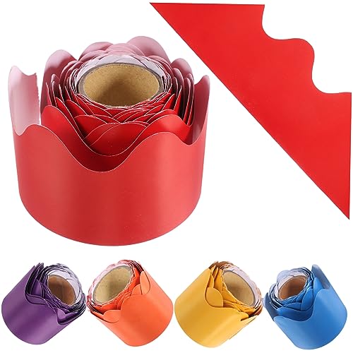 Happyyami 6Rollen Wellenförmige Pinnwandränder Selbstklebende Dekorative Randaufkleber für Klassenzimmer und DIY Projekte Verschiedenen Happyyami 6Rollen Wellenförmige Pinnwandränder Selbstklebende Dekorative Randaufkleber für Klassenzimmer und DIY Projekte Verschiedenen von Happyyami