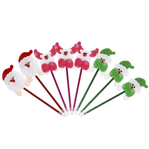 Happyyami 8 Stück Weihnachtsstift Stifte Schreibwaren Weihnachten Kugelschreiber Mehrfarbiger Stift Ästhetisch Stift Für Festival Weihnachtsgeschenk Schwamm Happyyami 8 Stück Weihnachtsstift Stifte Schreibwaren Weihnachten Kugelschreiber Mehrfarbiger Stift Ästhetisch Stift Für Festival Weihnachtsgeschenk Schwamm von Happyyami