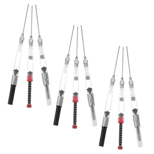 Happyyami 9Stücke Teiliges Tintenabsorber für Füllfederhalter Tintennachfüller für Verschiedene Europäische Standardgrößen Effizientes Nachfüllen für Büro Studium und Zeichnen Happyyami 9Stücke Teiliges Tintenabsorber für Füllfederhalter Tintennachfüller für Verschiedene Europäische Standardgrößen Effizientes Nachfüllen für Büro Studium und Zeichnen von Happyyami