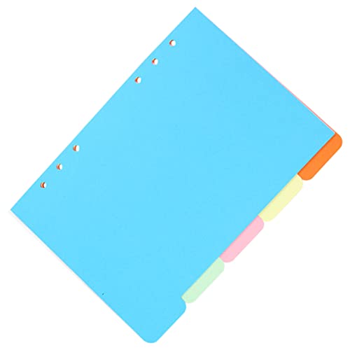 Happyyami Bunte Nachfüllpapier Organizer Binder Trennblätter Für Schule Und Büro Vielseitige Papierunterteilung Für Notizen Und Karteikarten Design von Happyyami