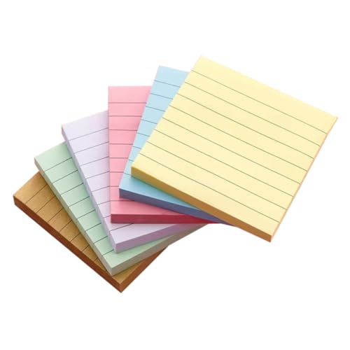 Happyyami Bunte Selbstklebende Notizblöcke Tearable Memo Pads Und Kraftpapier Dekorative Notizblätter Für Schule Büro Und Zuhause von Happyyami