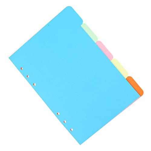 Happyyami Farbiges Refill Papier Binder Teiler Für Schul Und Büroorganisation Papierindex Mit Verschiedenen Farben Für Karteikarten Und Dokumente von Happyyami