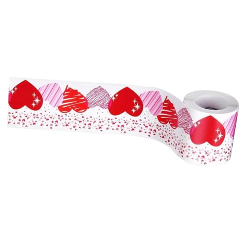 Happyyami Herz Rand Aufkleber Pinnwand Valentinstag Bulletin Border Aufkleber Beschichtete Papieraufkleber Happyyami Herz Rand Aufkleber Pinnwand Valentinstag Bulletin Border Aufkleber Beschichtete Papieraufkleber von Happyyami
