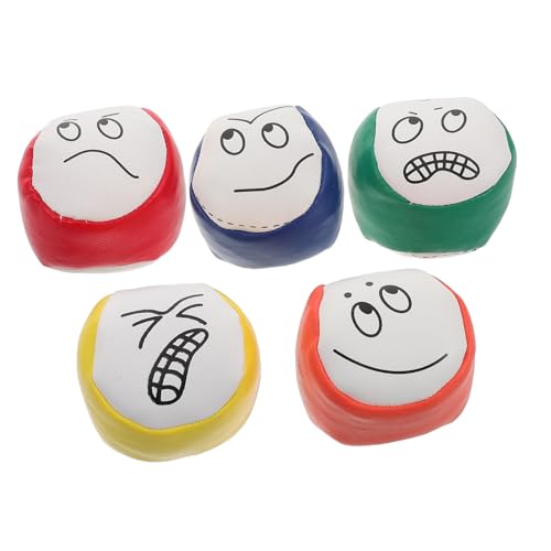 Happyyami Jonglierset Für Kinder 5 Sitzsäcke Zum Werfen PVC-Material Für Strand- Und Spielplatzpartys Happyyami Jonglierset Für Kinder 5 Sitzsäcke Zum Werfen PVC-Material Für Strand- Und Spielplatzpartys von Happyyami