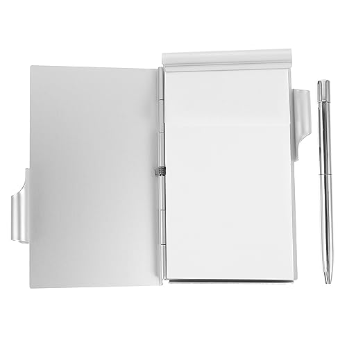 Happyyami Kartenbox aus Aluminiumlegierung office supplies notizbuch mit stift notebooke notizbuch zeitschrift Journaling kreatives Taschennotizbuch Taschennotizblock aus Metallpapier Silver Happyyami Kartenbox aus Aluminiumlegierung office supplies notizbuch mit stift notebooke notizbuch zeitschrift Journaling kreatives Taschennotizbuch Taschennotizblock aus Metallpapier Silver von Happyyami