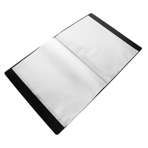 Happyyami Mappe aktenordner aktentasche schutzfolie Dateiordner aufbewahrungstasche Plastikbinder Dokumenten-Organizer-Folio Binder Kunststoffhüllen Kunststoff-Portfolio Ordner Ordner Black von Happyyami