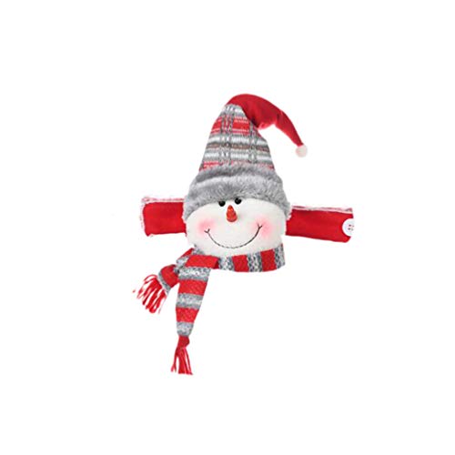 Happyyami Gardinenbänder Weihnachten Vorhang Schnallen Raffhalter Dekorationen Snownman Holdback Schneemann Vorhänge Halter Set für Weihnachten Home Fenster Ornamente Geschenk Gardinenhalter von Happyyami