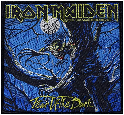 IRON MAIDEN Aufnäher FEAR OF THE DARK Patch gewebt 11,5 x 10 cm von Hard Days Night Shop