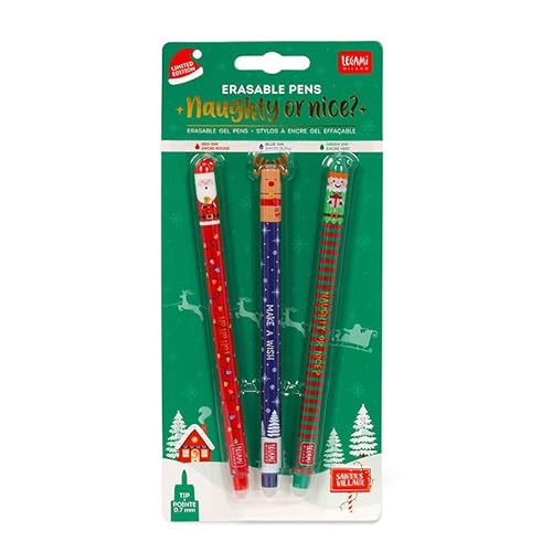 Hardware Tribe Festlicher Deko-Stift für Neujahr, löschbarer Gelschreiber mit Radiergummi, Schülerzubehör, Schreibwaren, Weihnachten, Neujahrsgeschenk von Hardware Tribe