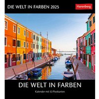 Harenberg Postkartenkalender Farbenwelt 2025 von Harenberg