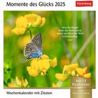 Harenberg Postkartenkalender Momente des Glücks 2025 von Harenberg