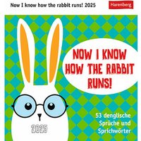 Harenberg Postkartenkalender Now i know how the Rabbit runs! 2025 von Harenberg