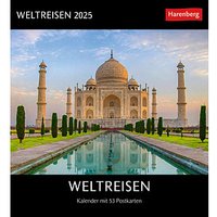 Harenberg Postkartenkalender Weltreise 2025 von Harenberg