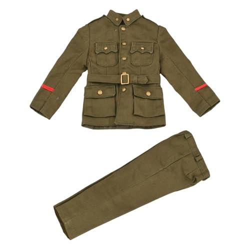 Harilla 1/6 Kleidung mit Hose Kostüm Casual Uniformen Anzug Langarm Top Uniform für 12 "Puppe Modell Figuren Körper Kleid up ACCS von Harilla