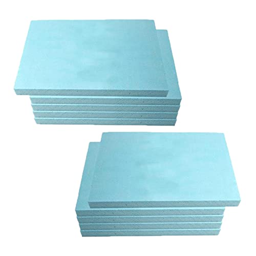 Harilla 10pcs Foam Slab Blocks for DIY Crafting Carving Material Diorama Building Blue von Harilla