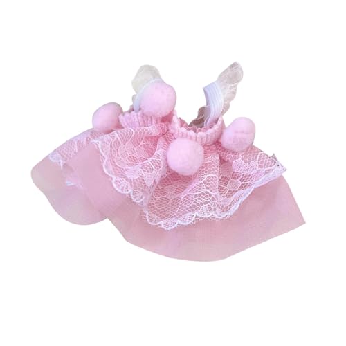 Harilla 17 cm Plüsch Puppenkleidung Rollenspiel Puppe Miniatur Kleidung Mode Weich Machen Sie Ihre eigenen Puppen Puppen Dekor Puppenrock Ankleiden, ROSA von Harilla