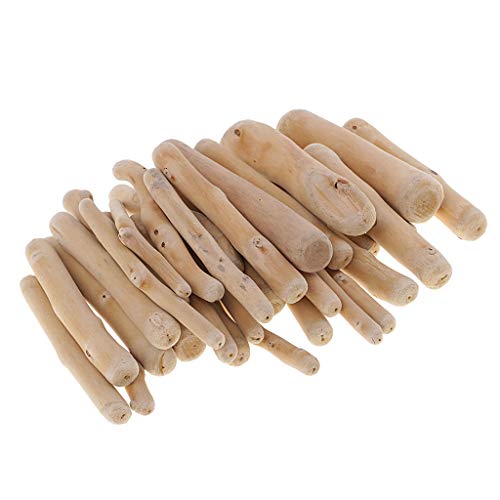 Harilla 250g Treibholz Holzformen Sticks Scheiben für Handgefertigtes - Stick, 8-10cm, Stick, 8-10cm von Harilla