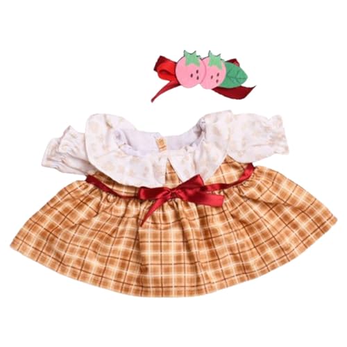 Harilla 38 cm Puppenkleid, Kleidung, Anziehsachen, abnehmbare Foto-Requisiten, DIY, süß für Kinder, Anhänger, Puppe, weiche Puppenkleidung, Machen Sie Ihre von Harilla