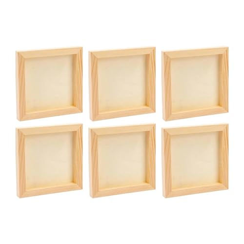 Harilla 6 x Holzpaneele, unbehandelte Holz-Leinwandplatten, 20 cm quadratisch, für Profis, Anfänger, DIY-Kunstprojekte, Zeichnen, Gießen Harilla 6 x Holzpaneele, unbehandelte Holz-Leinwandplatten, 20 cm quadratisch, für Profis, Anfänger, DIY-Kunstprojekte, Zeichnen, Gießen von Harilla