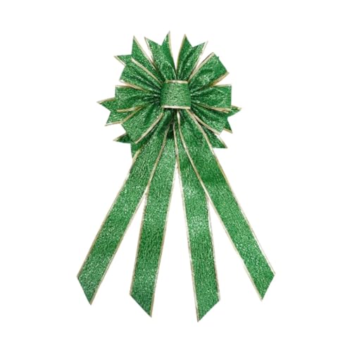 Harilla Bogengrün Feiern St. Patrick's Day Decor DIY Golden Edge Vielseitige Projekte Dekorative Vorräte Hängende Ornament Bowknot, 53cmx26cm von Harilla