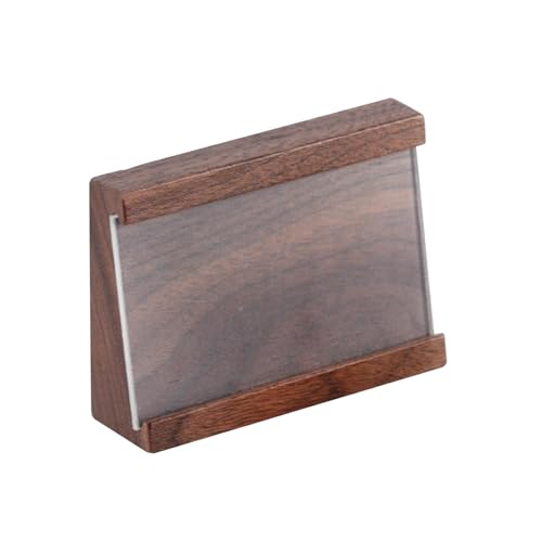 Harilla Etikettenhalter, Preisschild-Display, schlichtes Design, Holz, praktisch, einfach zu verwenden, Tisch-Schilderständer, solider Schilderhalter, 9 Cm X 2.5 Cm X 6.5 von Harilla