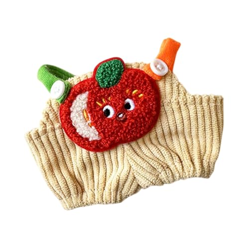 Harilla Mini-Puppen Hosen Kleidung Set, niedlicher Puppen Anzug, Flasche verkleiden Kostüme, Puppen Bekleidung Zubehör, Hut Set für Mädchen Puppe, Frucht von Harilla