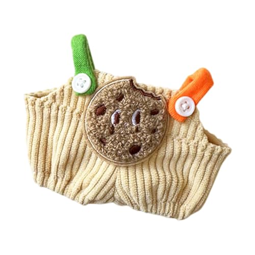 Harilla Mini-Puppen Hosen Kleidung Set, niedlicher Puppen Anzug, Flasche verkleiden Kostüme, Puppen Bekleidung Zubehör, Hut Set für Mädchen Puppe, Kekse von Harilla