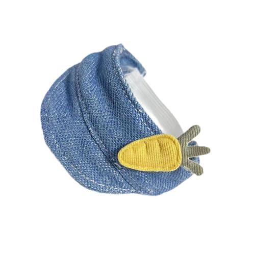 Harilla Plüschpuppenhut, Puppenkopfbedeckung, Fantasie, Geburtstagsgeschenke, praktische Flexibilität für Kinder, Anhänger, Puppenhut, Kostüme für 15 cm große, Blau von Harilla