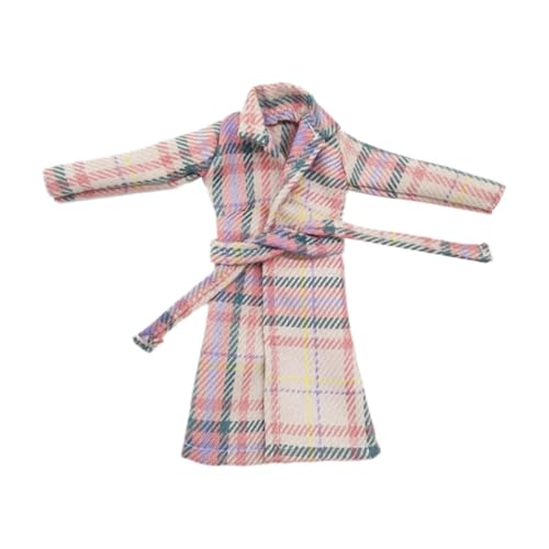 Harilla Trenchcoat für Damen im Maßstab 1/6, DIY-Puppe, Kindergeschenke, Outfit, Kostüm, Kleidung, Mantel für 12-Zoll-Figurenkörper von Harilla