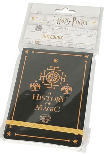 Harry Potter History Of Magic Unisex Bürozubehör schwarz/gelb Papier Fan-Merch, Filme von Harry Potter