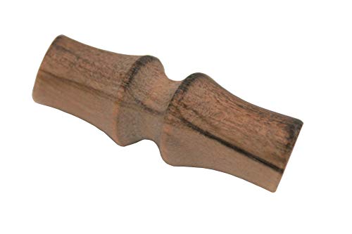 10 Stück Holzknöpfe aus echtem Oliven Holz Knebel Toggle ohne Loch europäische Fertigung Holz Knöpfe, Naturknöpfe (30mm) von Hartmann-Knöpfe