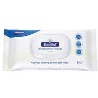 HARTMANN Desinfektionstücher Bacillol® 30 Sensitive Tissues 1-lagig weiß, 24 Tücher von Hartmann