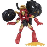 Hasbro Marvel F02445L0 Iron Man mit 2-in-1 Motorrad Spielfigur von Hasbro