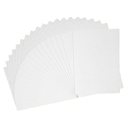 Haslbeck 60 Blatt Skizzenpapier, Säurefreies Bulk-Weißpapier, Kaltgepresst, 50% Baumwolle, 140 Pfund / 300 G/M² (7,68 X 5,31) von Haslbeck