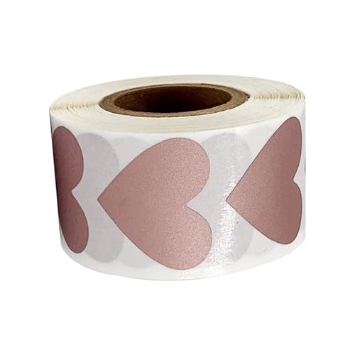 300 Stück Herz-Kratz-Etiketten, 25 mm, selbstklebend, für kleine Unternehmen, Hochzeit, Geburtstag, Valentinstag 300 Stück Herz-Kratz-Etiketten, 25 mm, selbstklebend, für kleine Unternehmen, Hochzeit, Geburtstag, Valentinstag von Hattba
