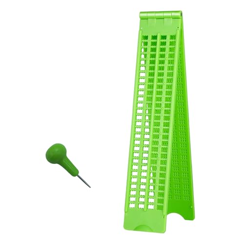 Braille Braille Stifte-Set, 4 Zeilen, 28 Zellen, Blinde von Hattba