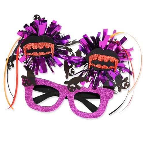 Festliche Brille, Karneval, Halloween, Foto-Requisiten, glitzernde Dekorationen, Skelett, Teenager, Erwachsene, Halloween von Hattba