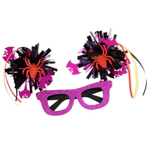 Festliche Brille, Karneval, Halloween, Foto-Requisiten, glitzernde Dekorationen, Skelett, Teenager, Erwachsene, Halloween von Hattba