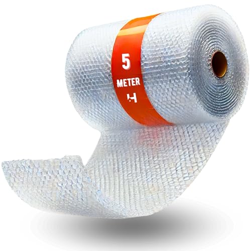 Haus-Held® Luftpolsterfolie 30cm x 5m I Verpackungsfolie als Versandfolie und Polstmaterial I Noppenfolie fur Umzug I Bubble Wrap Transportschutz I 100% Recycelbar von Haus-Held