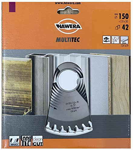 Hawera Kreissägeblatt MULTITEC 150 x 2,0 x 30 mm 42x HM/CT Art.-124 679. von Hawera