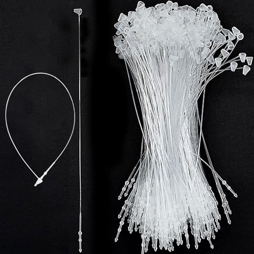 Hayaww 1000 Stück Transparent Loop Pins Sicherheitsfäden Für Etiketten Loop Pins Ein Preisschild Anbringen Schlaufe Preisschild Verschluss Für Kleidung,Schuhe Und Andere Produktetiketten von Hayaww