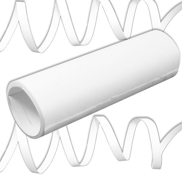 Luftschlangen weiß, 1 Rolle Papierschlangen als Raumdeko von Haza Groep B.V.