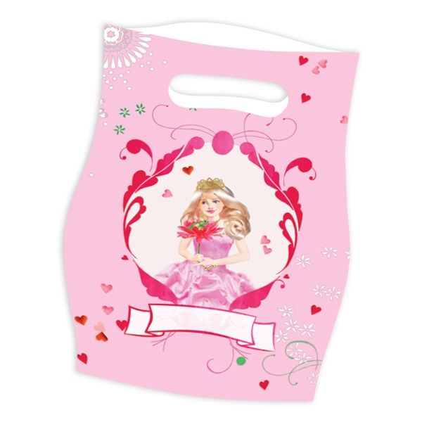 Prinzessin Mitgebseltüten aus Folie, 25×17cm, 8er Pack Geschenktüten von Haza Groep B.V.