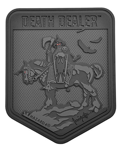 Hazard 4 Rubber Patch Death Dealer Blackops, Schwarz von Hazard 4