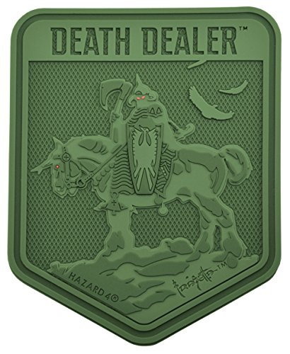 Hazard 4 Rubber Patch Death Dealer Oliv, Oliv von Hazard 4