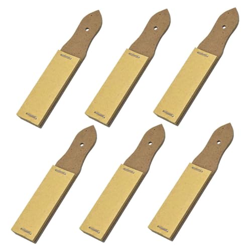 Hbbgdiy Schleifpapierstiftzeiger Spitzer Zeichnen von Bleistift Schleifpapier 2 Schicht Bleistiftspitze Polierwischer Skizze Tool 6pcs von Hbbgdiy