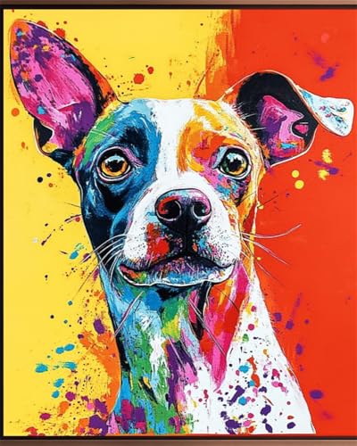 Kreuzstich Set Vorgedruckt, Bunter Hund 40X50Cm Stickvorlagen Stickbilder Vorgedruckt Kreuzstich Stickpackungen Stickpackung Stickbild Stickset Sticken Set Für Erwachsene 11Ct Cross Stitch K Kreuzstich Set Vorgedruckt, Bunter Hund 40X50Cm Stickvorlagen Stickbilder Vorgedruckt Kreuzstich Stickpackungen Stickpackung Stickbild Stickset Sticken Set Für Erwachsene 11Ct Cross Stitch K von Hdfvlfdsa
