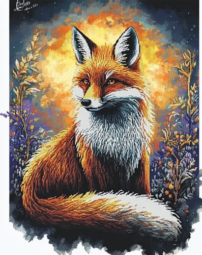 Kreuzstich Stickpackungen Vorgedruckt Set Erwachsene, Fuchs 30x40cm Stickvorlagen Stickbilder Vorgedruckt Kreuzstich Stickpackung Sticken Stickbild Set Für Erwachsene Anfänger Cross Stitch K Kreuzstich Stickpackungen Vorgedruckt Set Erwachsene, Fuchs 30x40cm Stickvorlagen Stickbilder Vorgedruckt Kreuzstich Stickpackung Sticken Stickbild Set Für Erwachsene Anfänger Cross Stitch K von Hdfvlfdsa